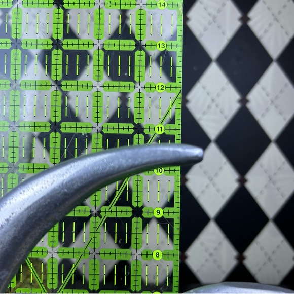 Large Abstract Metal Spiral Sculpture on Wood Base Modern Decor Accent - Picture 7 of 7